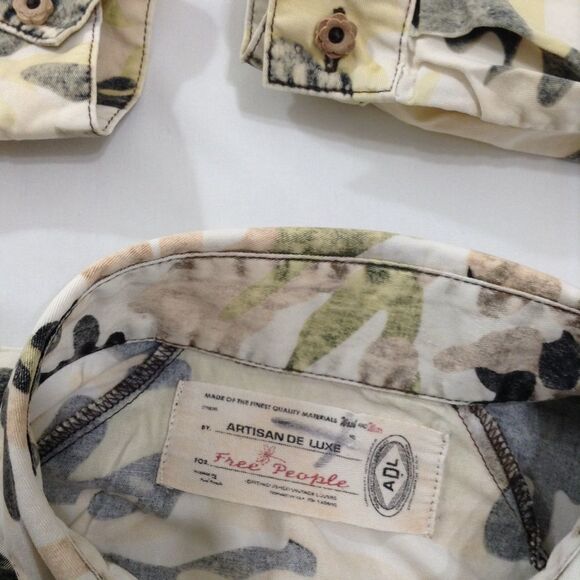 Artisan DeLuxe For Free People Button Down Shirt Size Small - Picture 4 of 5